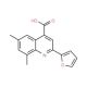2-Furan-2-yl-6,8-dimethyl-quinoline-4-carboxylic acid - chemical structure image