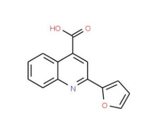 2-Furan-2-yl-quinoline-4-carboxylic acid (CAS 20146-25-2) - chemical structure image