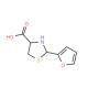 2-Furan-2-yl-thiazolidine-4-carboxylic acid (CAS 72678-98-9) - chemical structure image