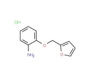 2-(Furan-2-ylmethoxy)-phenylamine hydrochloride - chemical structure image
