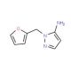 2-Furan-2-ylmethyl-2H-pyrazol-3-ylamine (CAS 3528-56-1) - chemical structure image