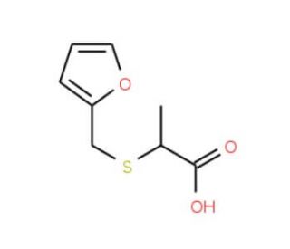 2-(Furan-2-ylmethylsulfanyl)-propionic acid - chemical structure image