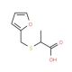 2-(Furan-2-ylmethylsulfanyl)-propionic acid - chemical structure image