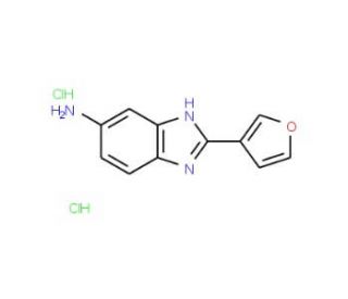 2-(furan-3-yl)-1H-1,3-benzodiazol-5-amine dihydrochloride - chemical structure image