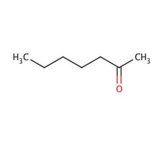2-Heptanone (CAS 110-43-0) - chemical structure image