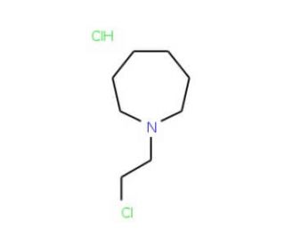 2-(Hexamethyleneimino)ethyl chloride hydrochloride (CAS 26487-67-2) - chemical structure image