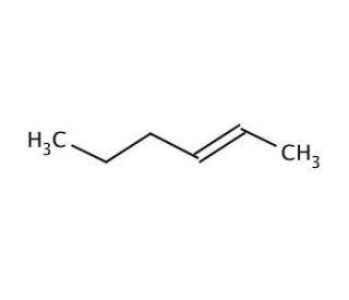 2-Hexene (cis+trans) (CAS 592-43-8) - chemical structure image
