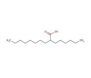 2-Hexyldecanoic acid (CAS 25354-97-6) - chemical structure image