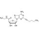 2-Hexynyl-5′-N-ethylcarboxamidoadenosine (CAS 141018-30-6) - chemical structure image