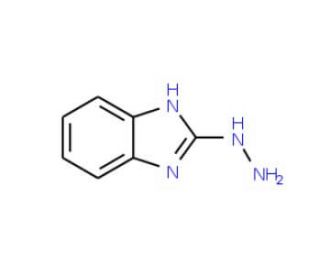 2-Hydrazino-1H-benzimidazole (CAS 15108-18-6) - chemical structure image