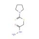 2-hydrazino-2-oxoethyl pyrrolidine-1-carbodithioate - chemical structure image