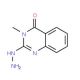2-hydrazino-3-methylquinazolin-4(3H)-one (CAS 61507-80-0) - chemical structure image