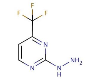2-Hydrazino-4-(trifluoromethyl)pyrimidine (CAS 197305-97-8) - chemical structure image