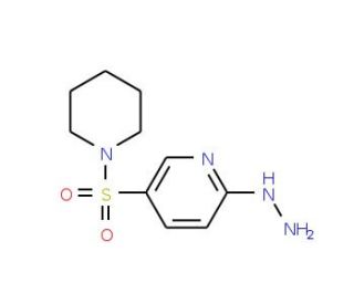 2-hydrazino-5-(piperidin-1-ylsulfonyl)pyridine - chemical structure image