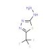 2-Hydrazino-5-(trifluoromethyl)-1,3,4-thiadiazole (CAS 299440-05-4) - chemical structure image