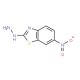 2-Hydrazino-6-nitro-1,3-benzothiazole (CAS 30710-21-5) - chemical structure image