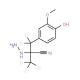 2-Hydrazino-α-(4-hydroxy-3-methoxybenzyl)propionitrile-d5 (CAS 1189658-77-2) - chemical structure image