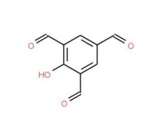 2-Hydroxy-1,3,5-benzenetricarbaldehyde (CAS 81502-74-1) - chemical structure image