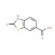 2-Hydroxy-1,3-benzothiazole-6-carboxylic acid - chemical structure image
