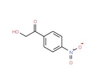 2-Hydroxy-1-(4-nitrophenyl)-1-ethanone (CAS 64611-67-2) - chemical structure image