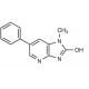 2-Hydroxy-1-methyl-6-phenylimidazo[4,5-b]pyridine (CAS 120889-04-5) - chemical structure image