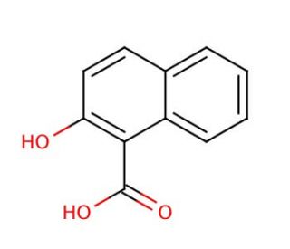2-Hydroxy-1-naphthoic acid (CAS 2283-08-1) - chemical structure image