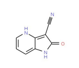 2-hydroxy-1H-pyrrolo[3,2-b]pyridine-3-carbonitrile (CAS 32501-04-5) - chemical structure image