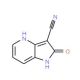 2-hydroxy-1H-pyrrolo[3,2-b]pyridine-3-carbonitrile (CAS 32501-04-5) - chemical structure image