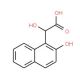 2-Hydroxy-2-(2-hydroxy-1-naphthyl)acetic acid (CAS 624722-10-7) - chemical structure image