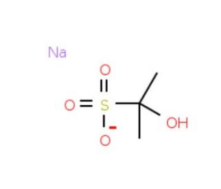2-Hydroxy-2-propanesulfonic acid monosodium salt (CAS 540-92-1) - chemical structure image