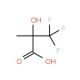 2-Hydroxy-2-(trifluoromethyl)propionic acid (CAS 114715-77-4) - chemical structure image