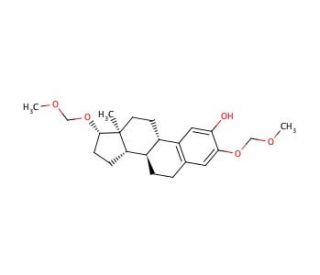 2-Hydroxy-3,17&beta;-O-bis(methoxymethyl)estradiol (CAS 217792-89-7) - chemical structure image