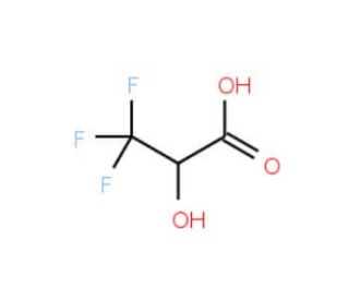 2-Hydroxy-3,3,3-trifluoropropanoic acid (CAS 684-07-1) - chemical structure image