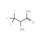 2-Hydroxy-3,3,3-trifluoropropanoic acid (CAS 684-07-1) - chemical structure image