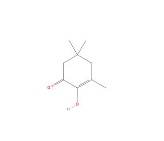 2-Hydroxy-3,5,5-trimethyl-2-cyclohexen-1-one (CAS 4883-60-7) - chemical structure image