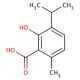 2-Hydroxy-3-isopropyl-6-methylbenzoic acid (CAS 548-51-6) - chemical structure image
