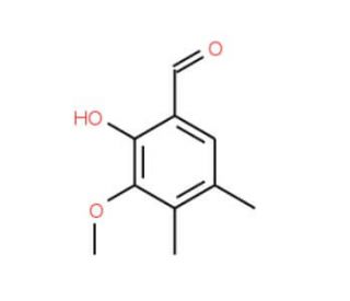 2-Hydroxy-3-methoxy-4,5-dimethyl-benzaldehyde - chemical structure image