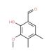 2-Hydroxy-3-methoxy-4,5-dimethyl-benzaldehyde - chemical structure image