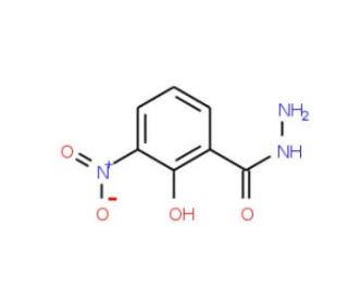 2-Hydroxy-3-nitrobenzenecarbohydrazide (CAS 945-22-2) - chemical structure image