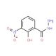 2-Hydroxy-3-nitrobenzenecarbohydrazide (CAS 945-22-2) - chemical structure image