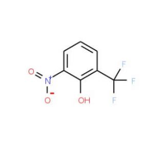 2-Hydroxy-3-nitrobenzotrifluoride (CAS 1548-62-5) - chemical structure image