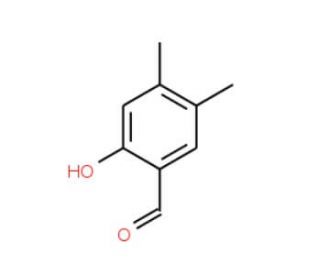 2-Hydroxy-4,5-dimethyl-benzaldehyde (CAS 1666-03-1) - chemical structure image