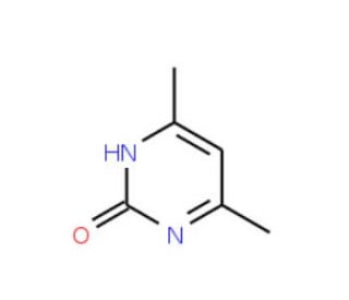 2-Hydroxy-4,6-dimethylpyrimidine (CAS 108-79-2) - chemical structure image