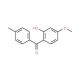 2-Hydroxy-4-methoxy-4′-methylbenzophenone (CAS 1641-17-4) - chemical structure image