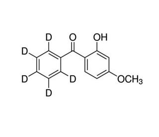 2-Hydroxy-4-methoxybenzophenone-2&prime;,3&prime;,4&prime;,5&prime;,6&prime;-d5 (CAS 1219798-54-5) - chemical structure image