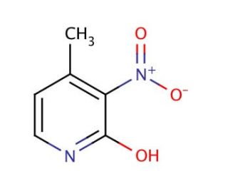 2-Hydroxy-4-methyl-3-nitropyridine (CAS 21901-18-8) - chemical structure image