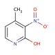 2-Hydroxy-4-methyl-3-nitropyridine (CAS 21901-18-8) - chemical structure image