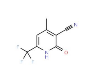2-Hydroxy-4-methyl-6-(trifluoromethyl)nicotinonitrile (CAS 116548-08-4) - chemical structure image