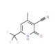 2-Hydroxy-4-methyl-6-(trifluoromethyl)nicotinonitrile (CAS 116548-08-4) - chemical structure image