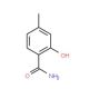 2-hydroxy-4-methylbenzamide (CAS 49667-22-3) - chemical structure image